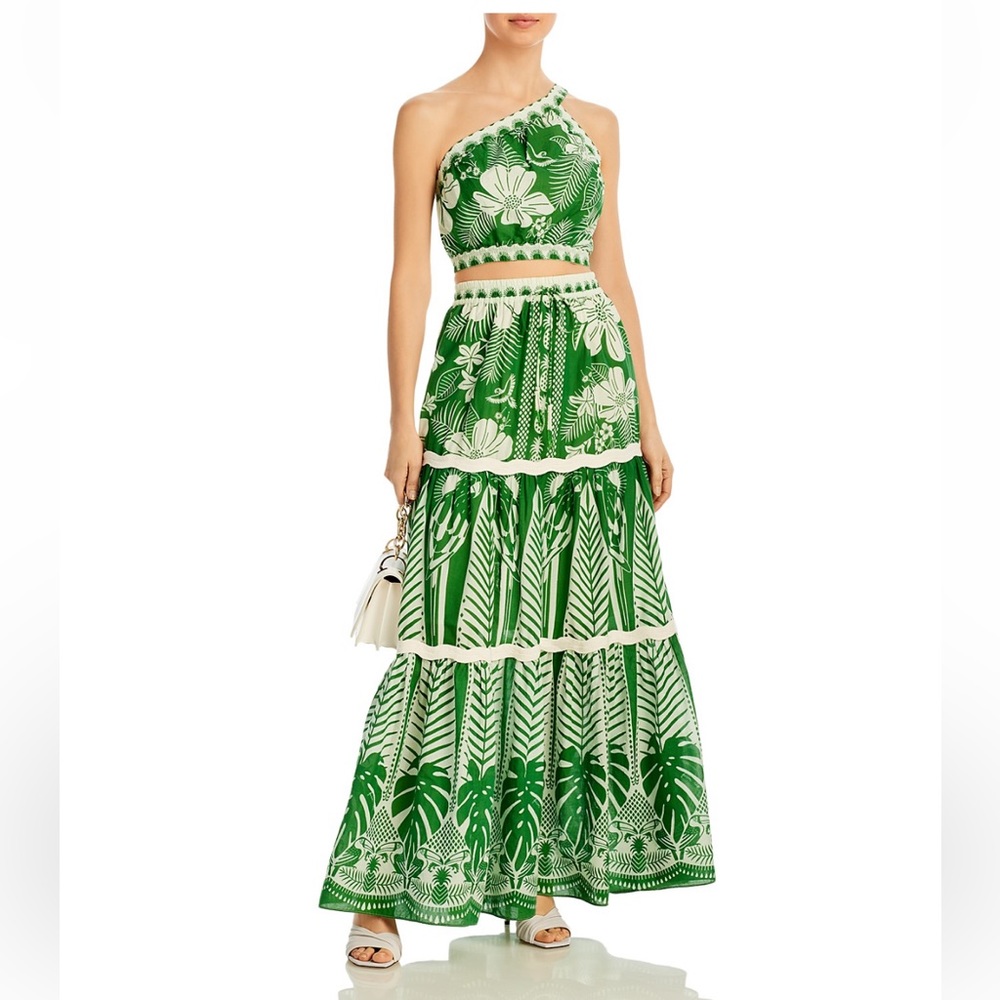 Farm Rio Macaw Elegance Maxi Skirt and Top Set